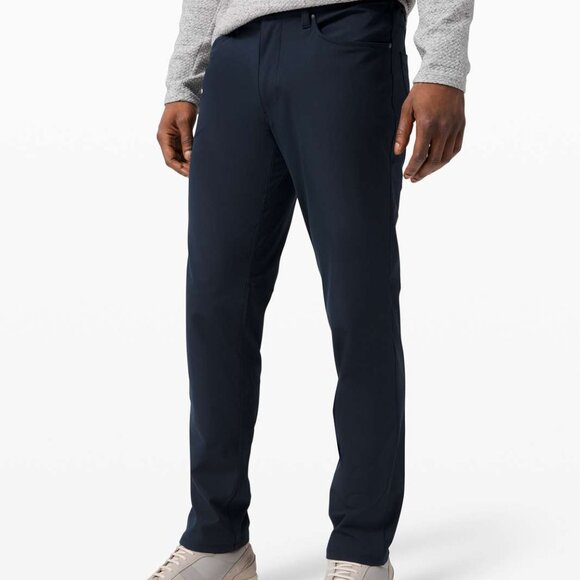 Lululemon ABC Pant Classic Warpstreme 30" True Navy Mens Waist 38 - Picture 1 of 11